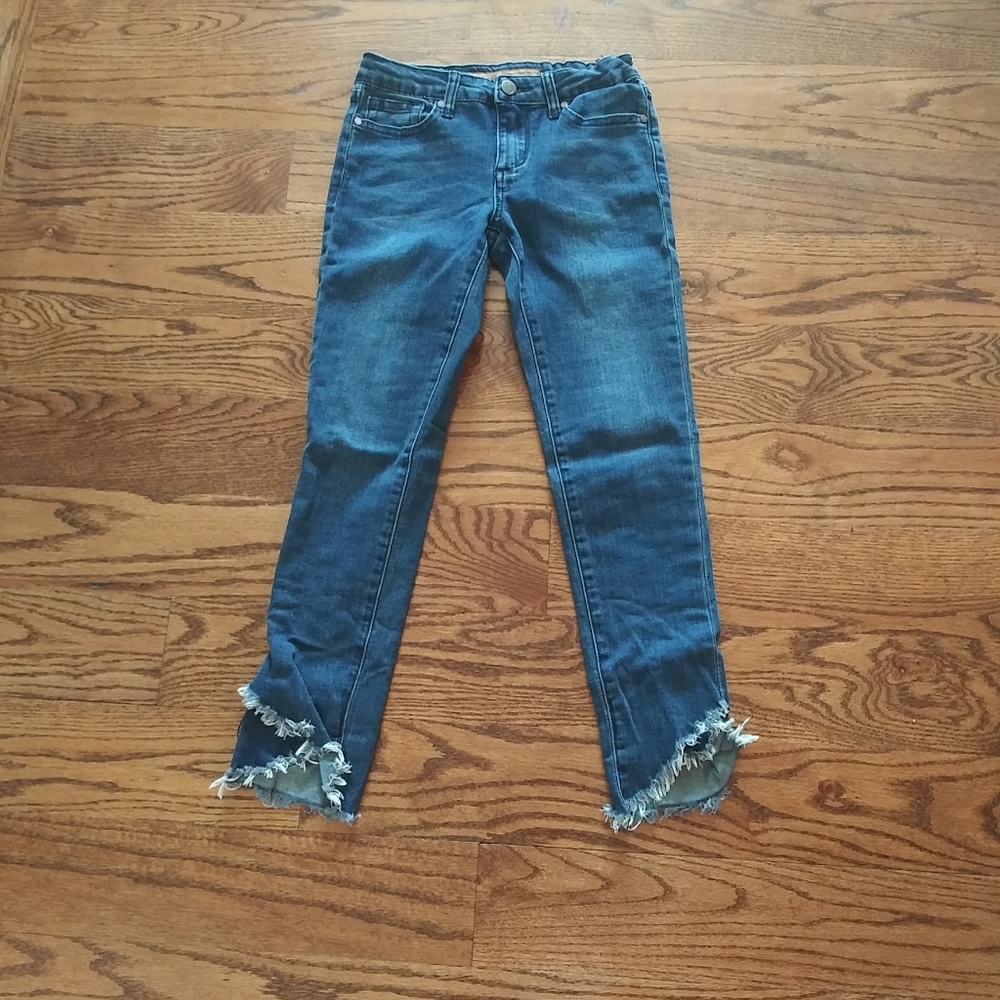 Joes Girls Split Frayed Denim Jeans